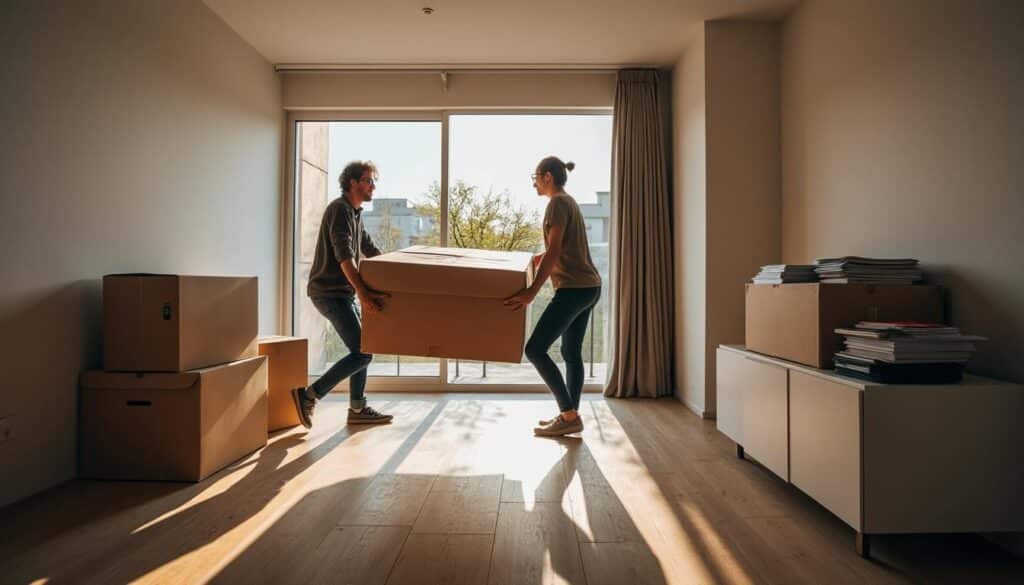 Déménager des meubles avant la signature : guide sécurisé et légal