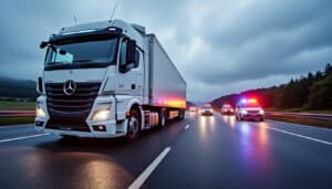 Accident sur l’A7 aujourd’hui avec un camion : trafic et interventions