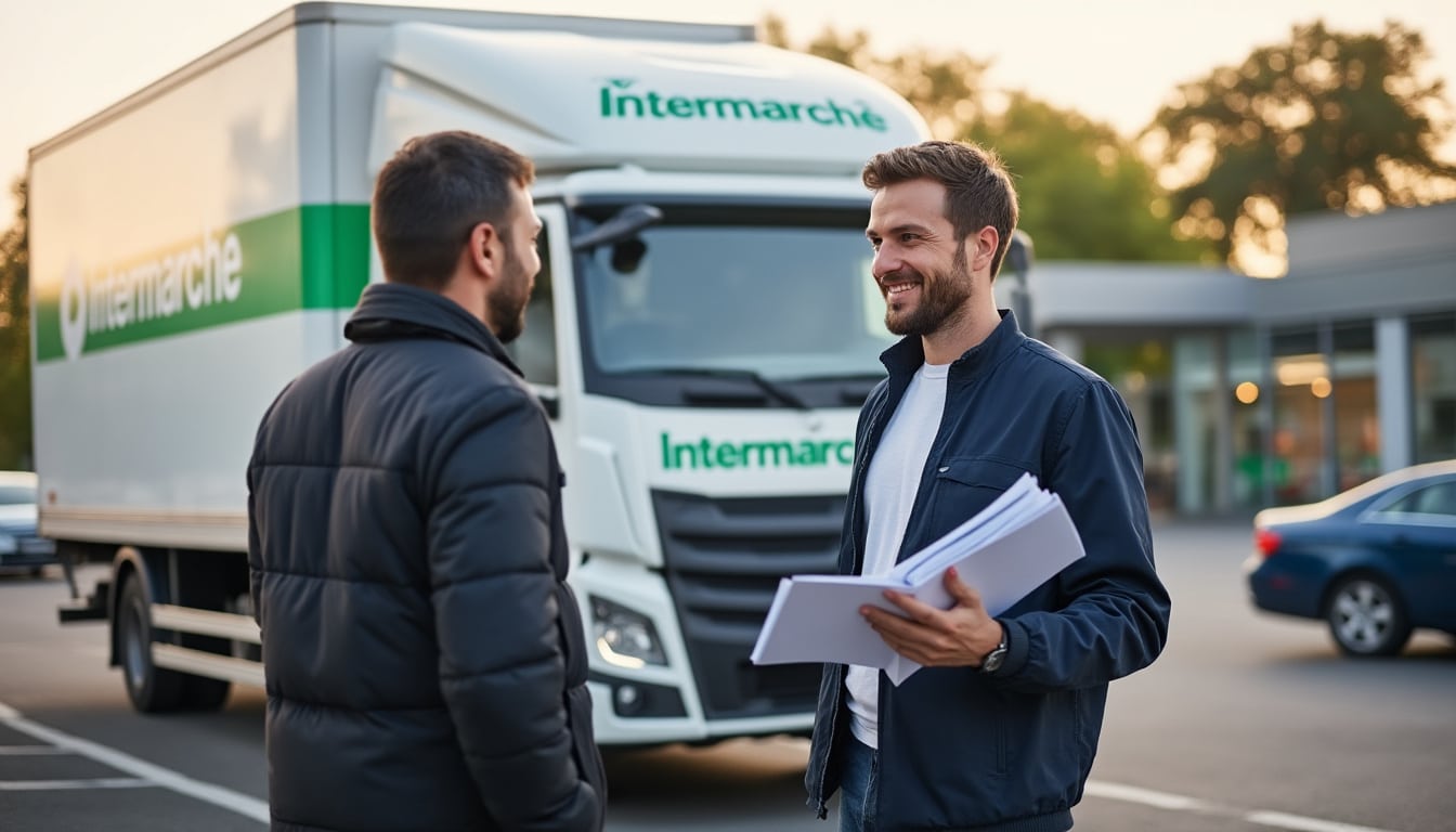 Illustration: Comprendre le service de location du camion benne chez Intermarché