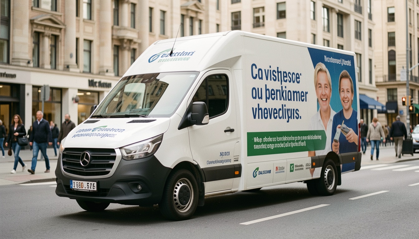 Camion publicitaire : formats, règles et efficacité