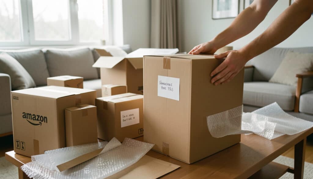 Cartons de déménagement Amazon : formats et choix
