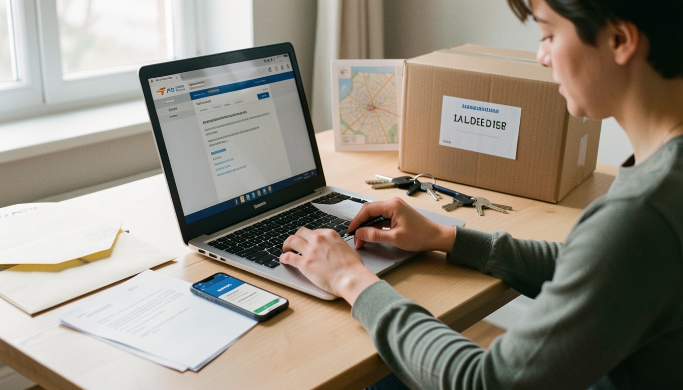 Changement d’adresse définitif avec La Poste