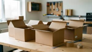 Caisses en carton 30 x 20 x 10 pour petits colis