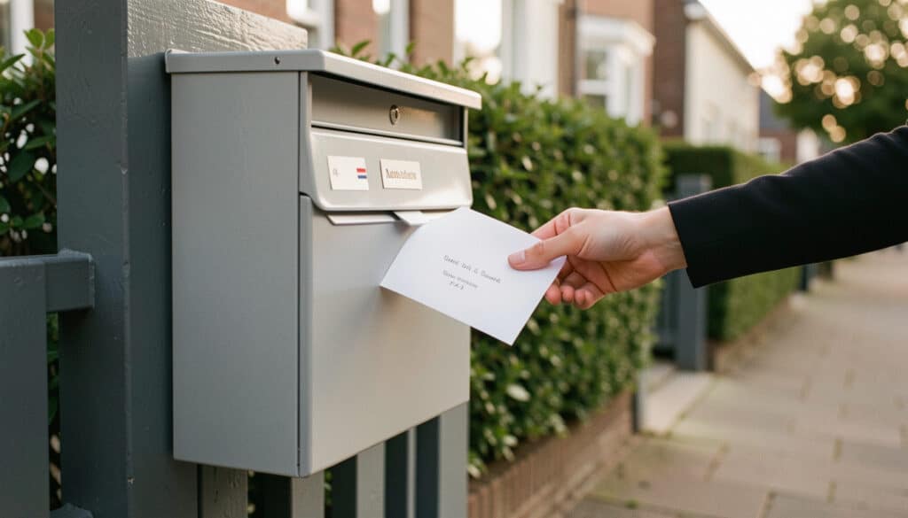 Comment envoyer une lettre depuis sa boîte aux lettres