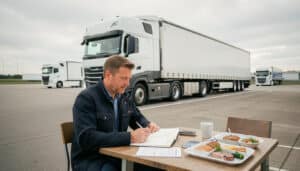 Indemnité de repas en transport routier : règles et calcul