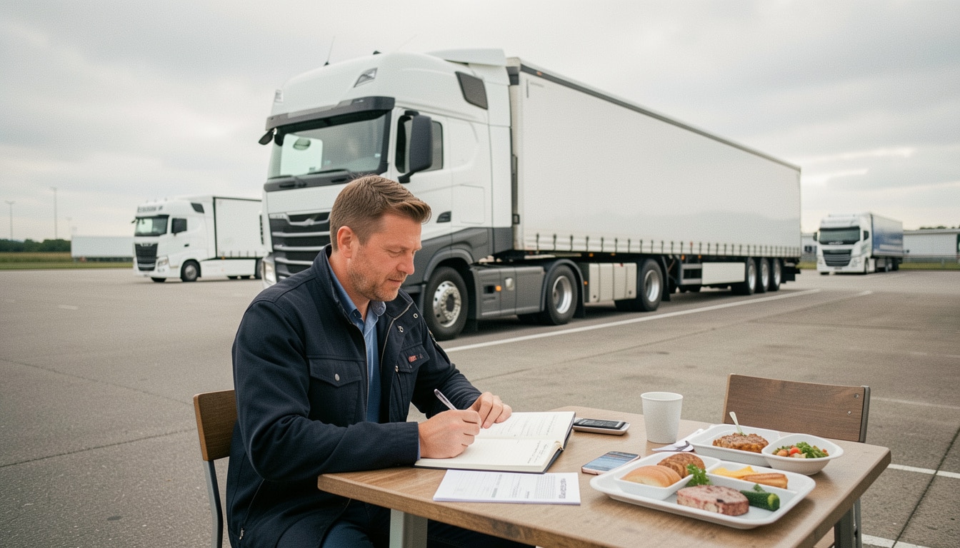 Indemnité de repas en transport routier : règles et calcul