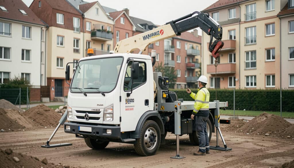 Location d’un petit camion-grue : bien le choisir